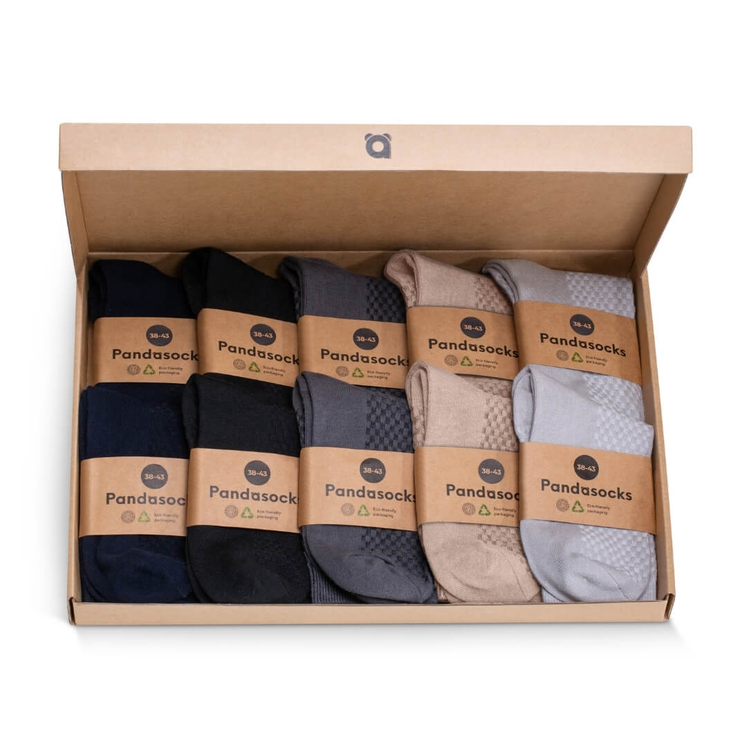Pandasocks Bambus-Tennis Socken unisex aus nachhaltigem Bambus